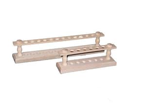 Portoir tubes à essais en bois