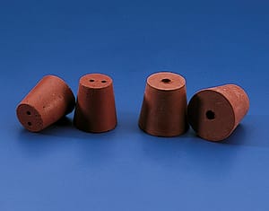 Lots de Bouchons caoutchouc perforés