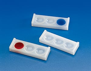 Cuvettes à 3 cellules rondes