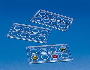 Cuvettes à 8 cellules rondes