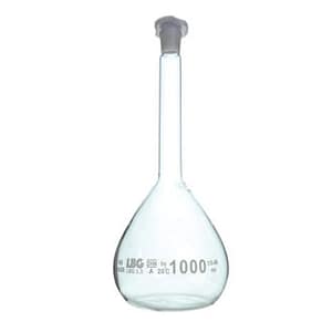 Fioles jaugées classe A avec bouchon